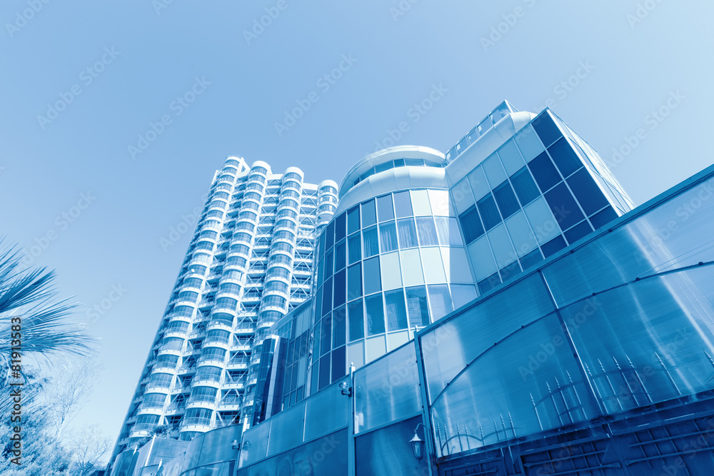 Fototapeta premium new building against the sky
