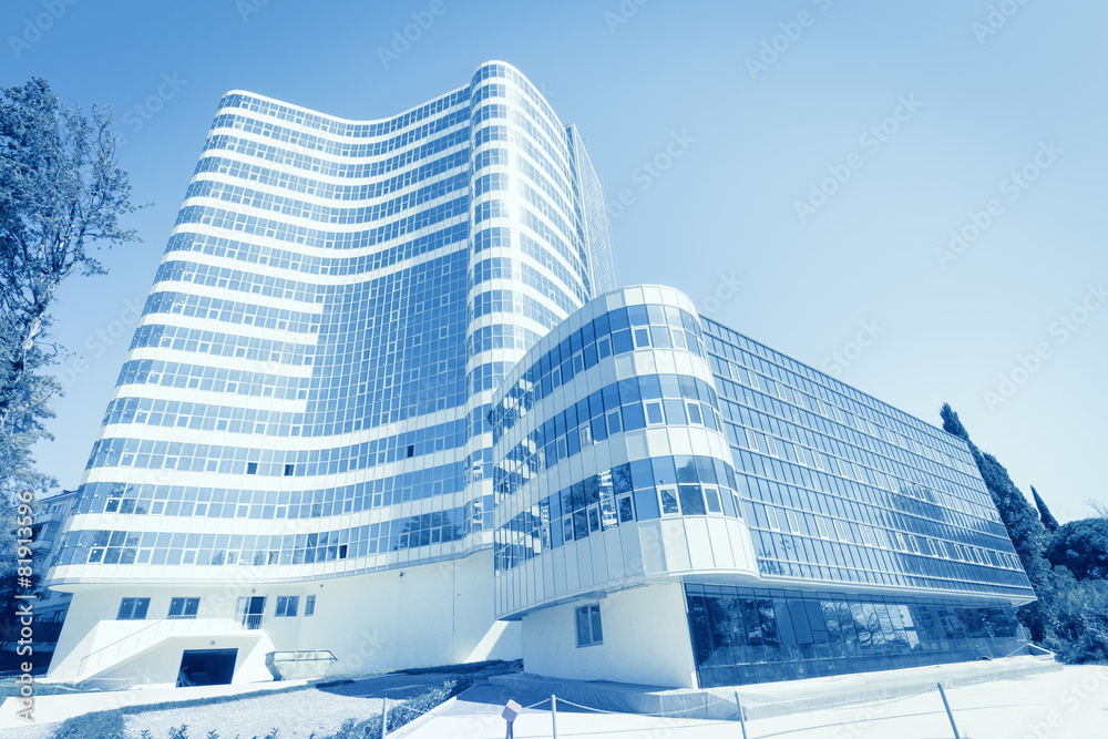 Fototapeta premium new building against the sky