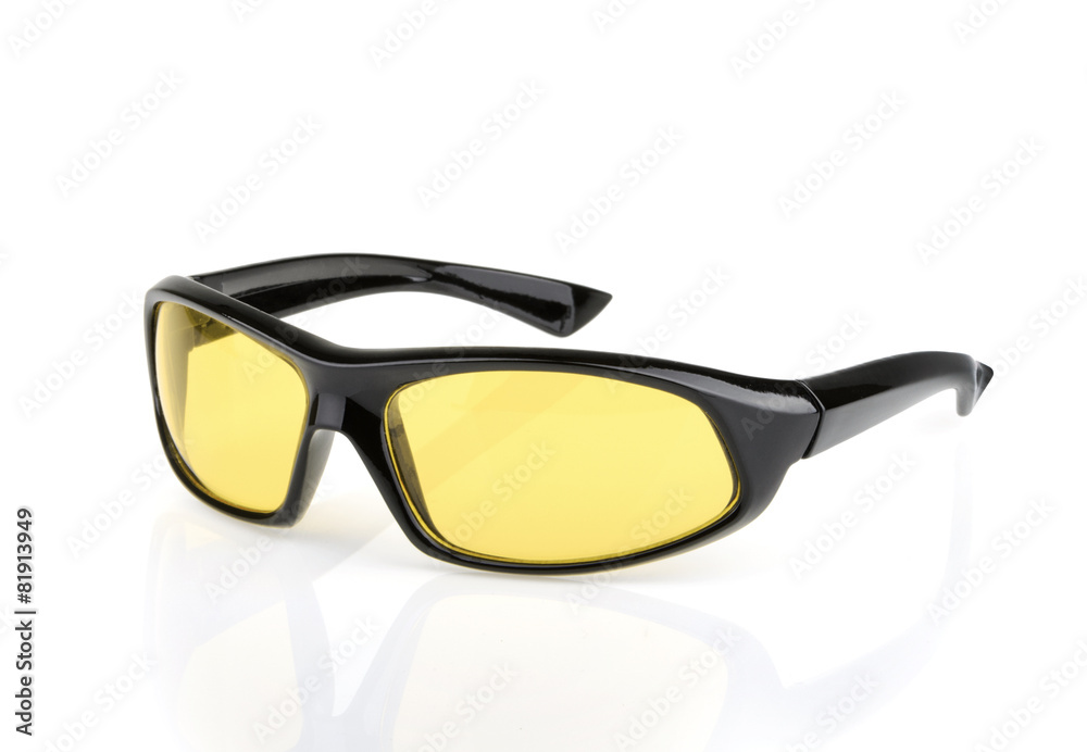 Sports sunglasses isolated