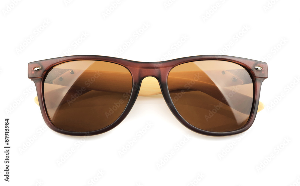 Fototapeta premium Sunglasses isolated against a white background