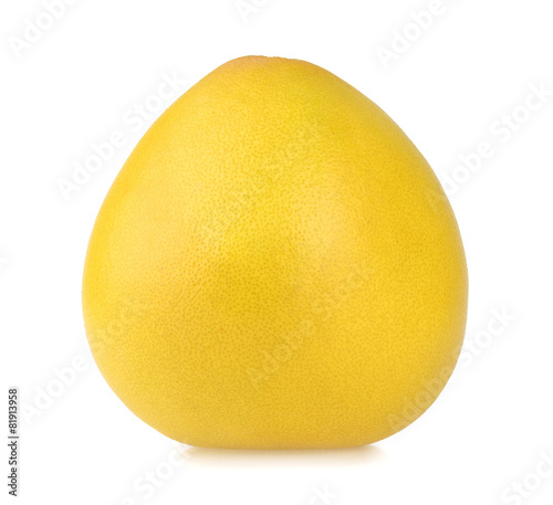 Pomelo or Chinese grapefruit isolated on the white background photo