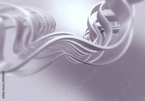 shiny metal plate wave abstract background