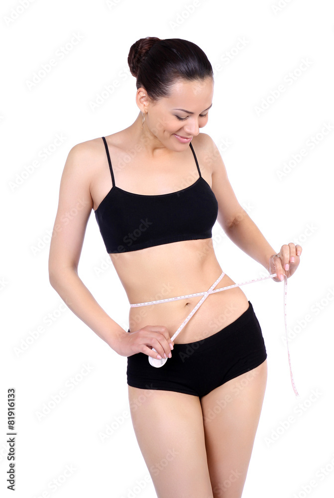 Girl with athletic figure Girl with athletic figure