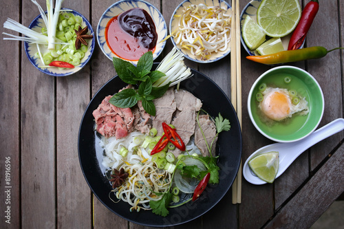 Pho, Vietnamese rice noodles
