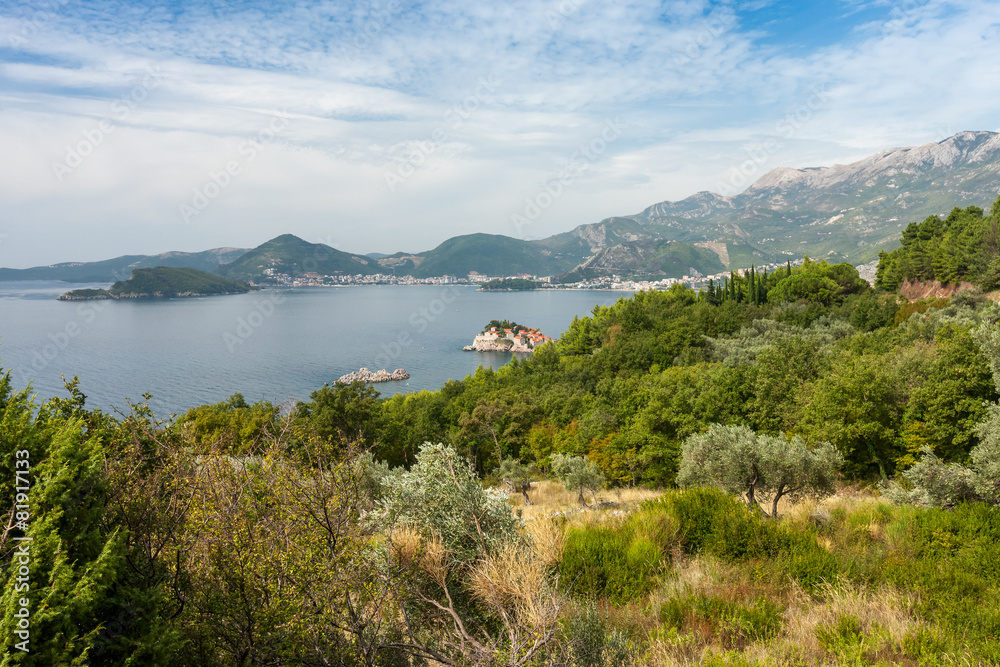 St. Stephan island in Montenegro