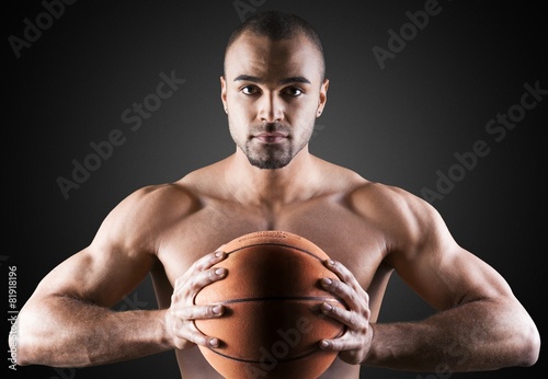 Men. Fitness: Mid-Adult Basketball Player Portrait © BillionPhotos.com