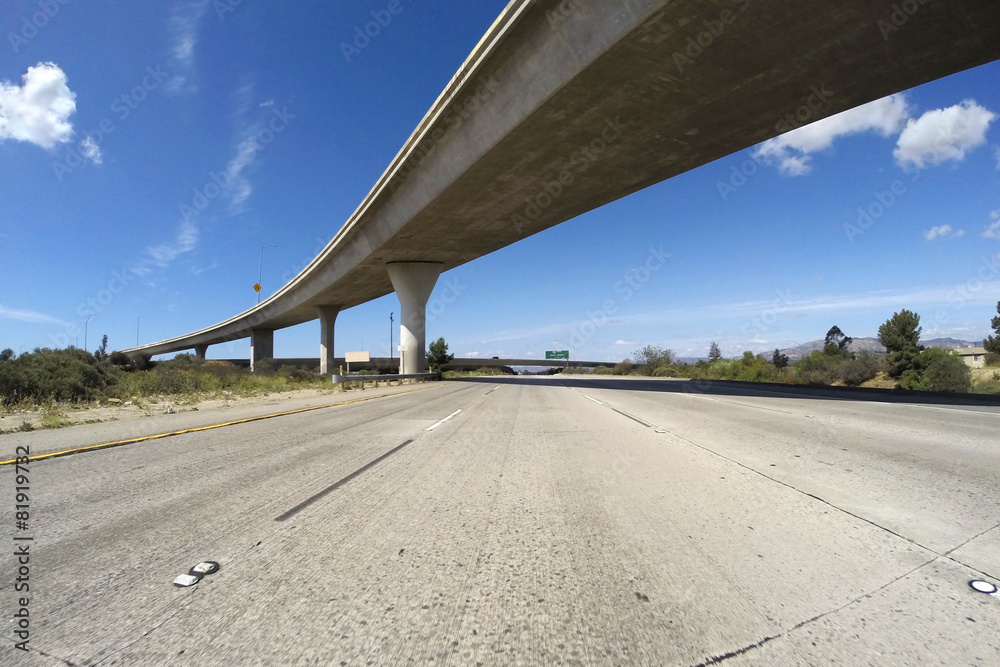 Fototapeta premium Empty Freeway