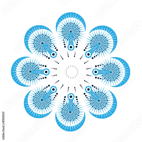 Mandala circles illustration