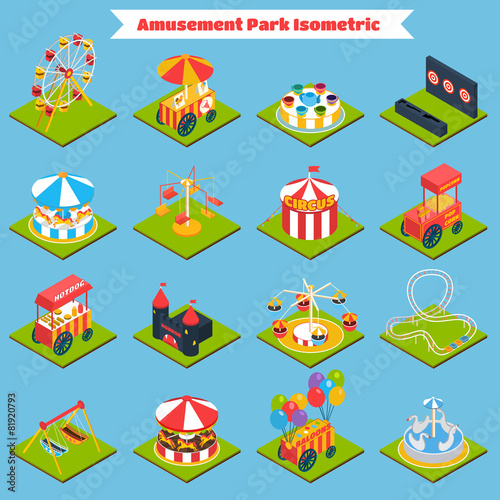 Amusement Park Isometric