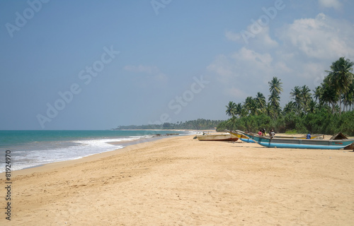 Picturesque  tropical beach. Sri Lanka © ekulik2011