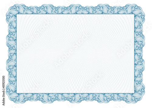 Certificate. Template diplomas, currency. Vector