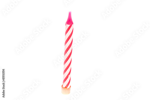 colored single Birthday Candle