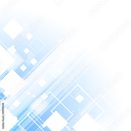 Blue technology business template background.