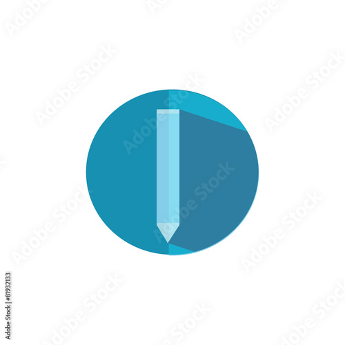 Vector Flat pencil icon