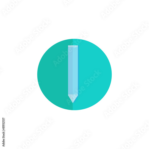 Vector Flat pencil icon