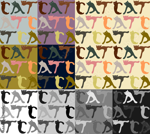 9 cat patterns.
