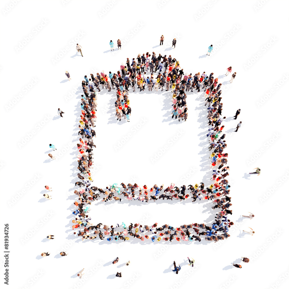 people in the form of a paper bag. people in the form of a paper bag.