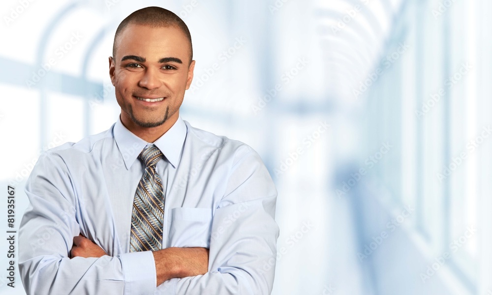 Businessman. Portrait of a happy businessman Businessman. Portrait of a happy businessman
