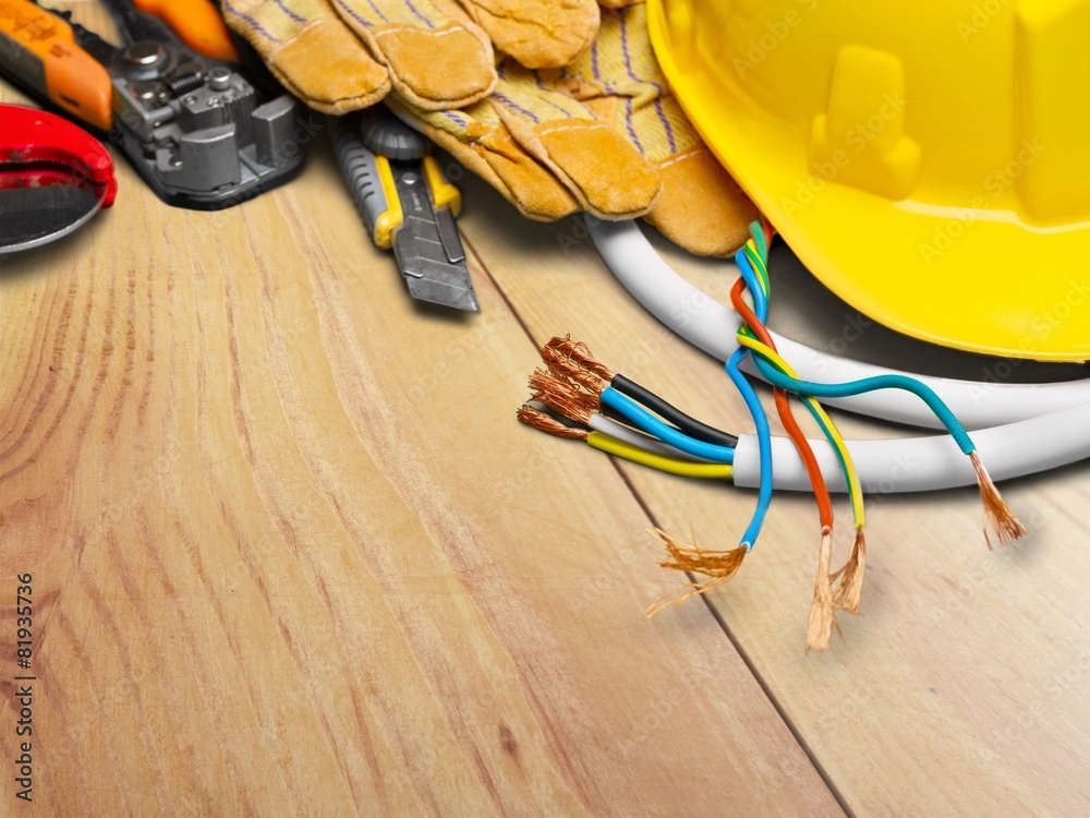 Electrician. Electrical tools