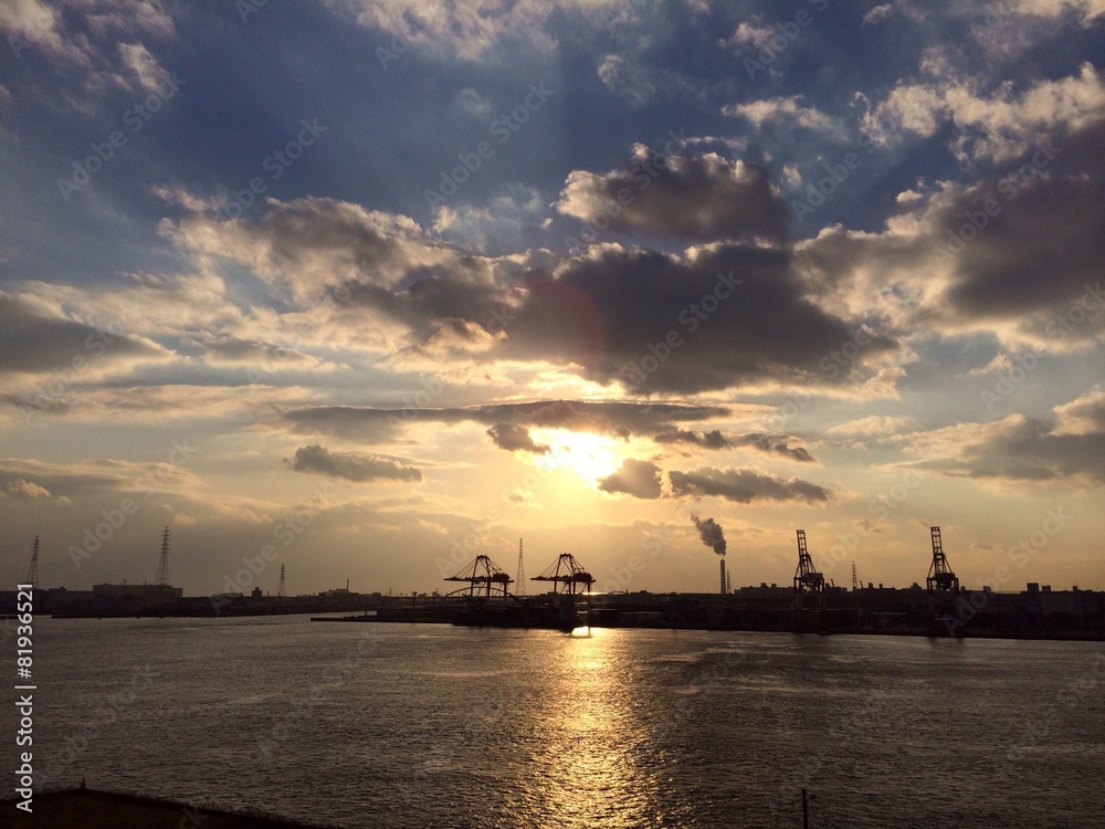夕日 夕日