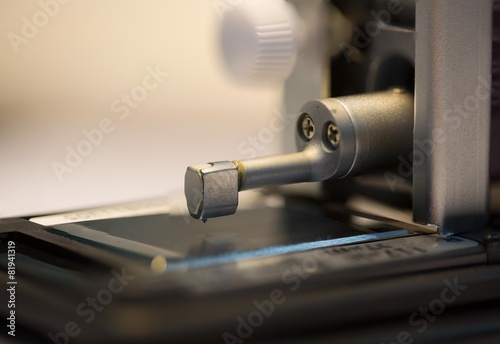 calibration surface roughness tester machine with gage block