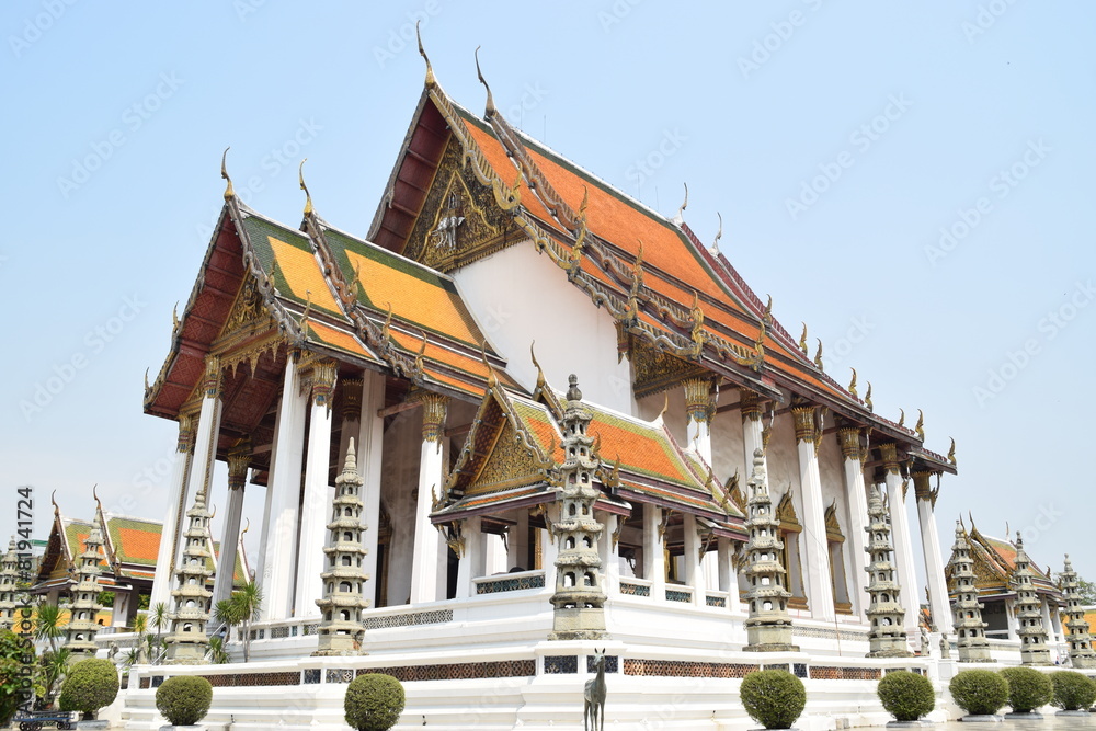 Naklejka premium Wat Suthat in Bangkok
