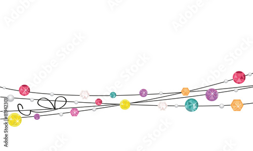 Colorful diamonds decorative background vector