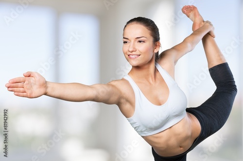 Fotografija Yoga. Expert yoga pose