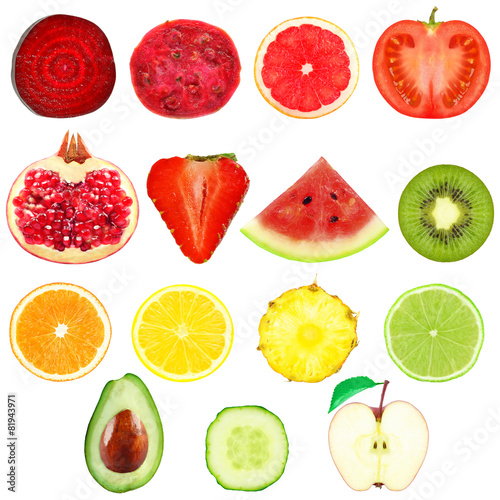 Fototapeta Naklejka Na Ścianę i Meble -  fruit slices