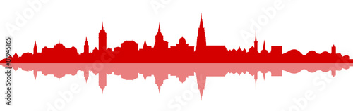 Skyline Bern rot