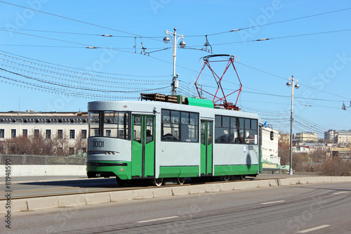 Retro Tram in Moscow