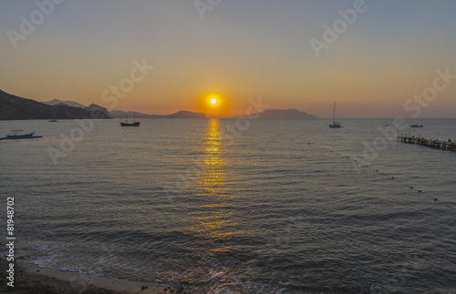 Φωτογραφία Dawn at the seaside. Crimea.