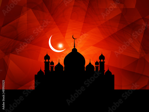 Eid mubarak background design.