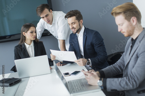 Young people in the office