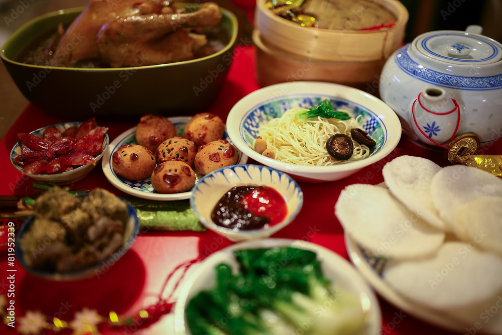 Chinese New Year feast