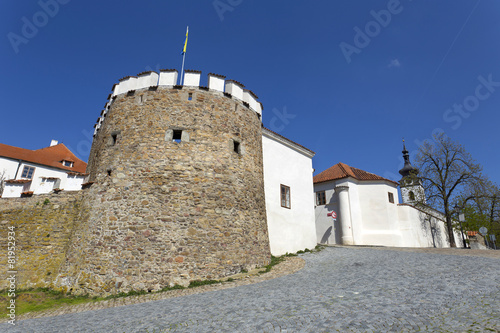 Putim Gate in medieval Town Pisek, Czech Republic