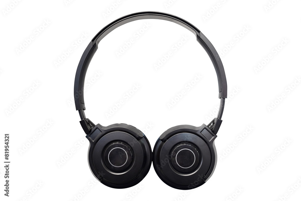 Headphones isolated under the white background Headphones isolated under the white background