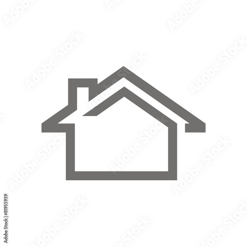 Icono casa línea FB