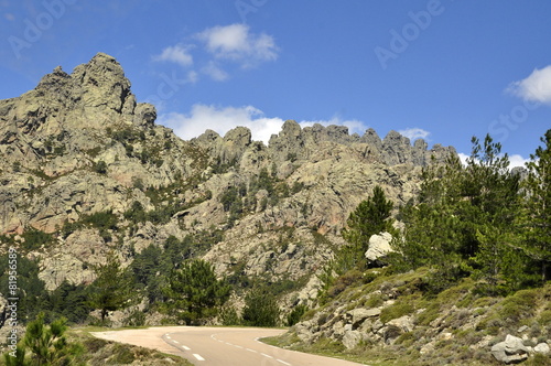 Route de montagne, Corse, Alta Rocca