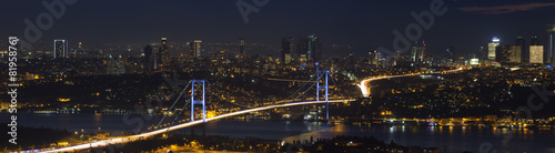 Panoramic Istanbul Bosphorus Bridge