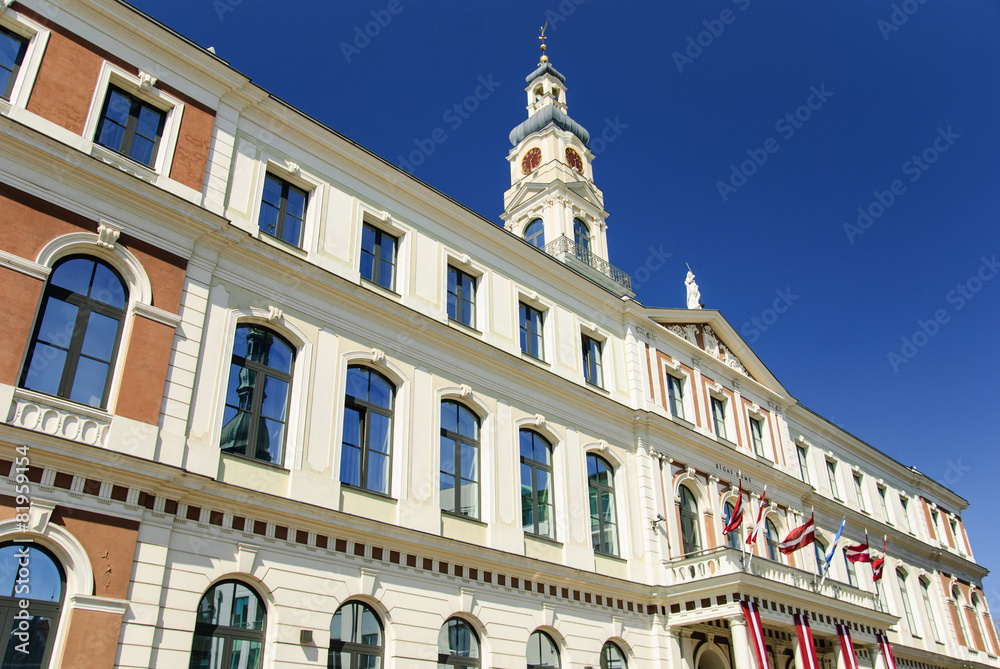 City hall of Riga, Latvia