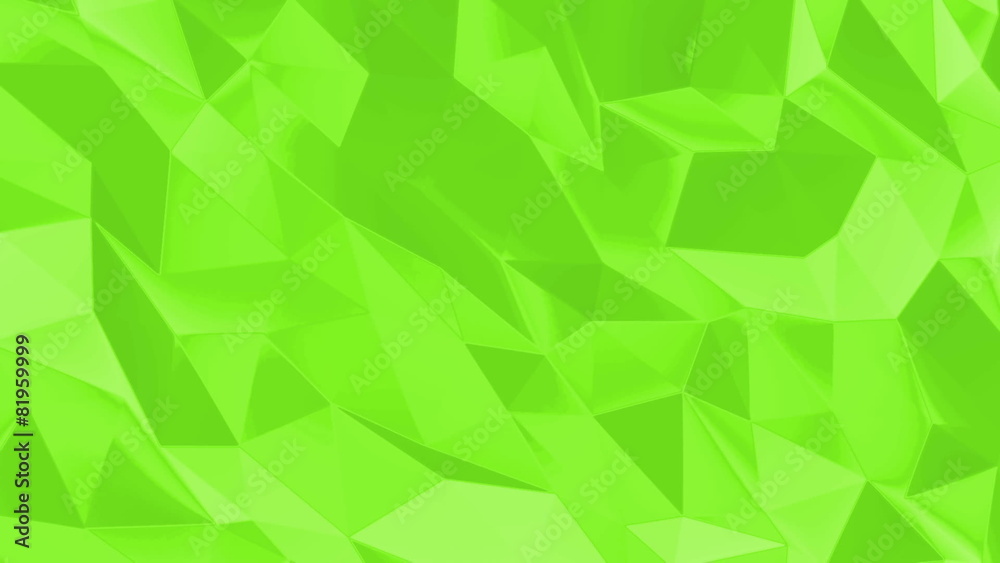 Green poligonal triangles background, seamless looping. Green poligonal triangles background, seamless looping.