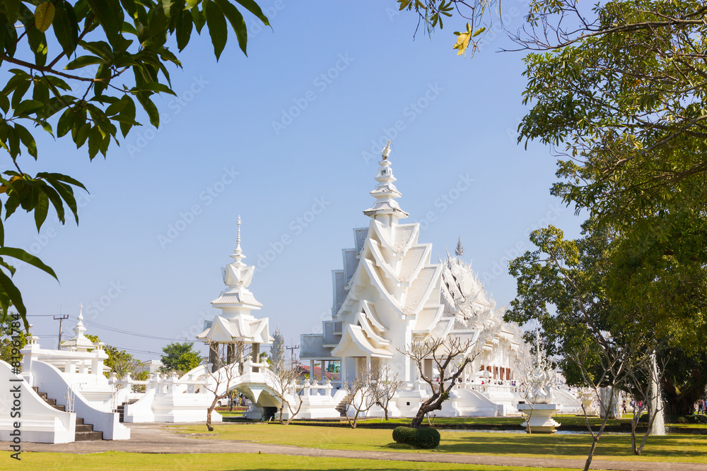 Wat rong khun, Thailand famous temple after earthquake