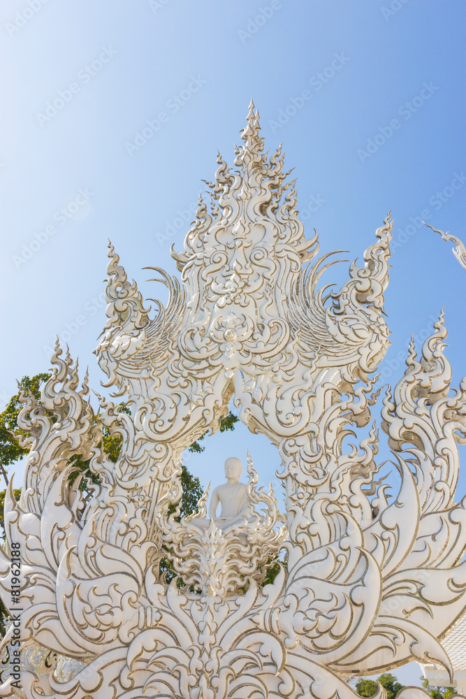Wat rong khun, Thailand famous temple after earthquake