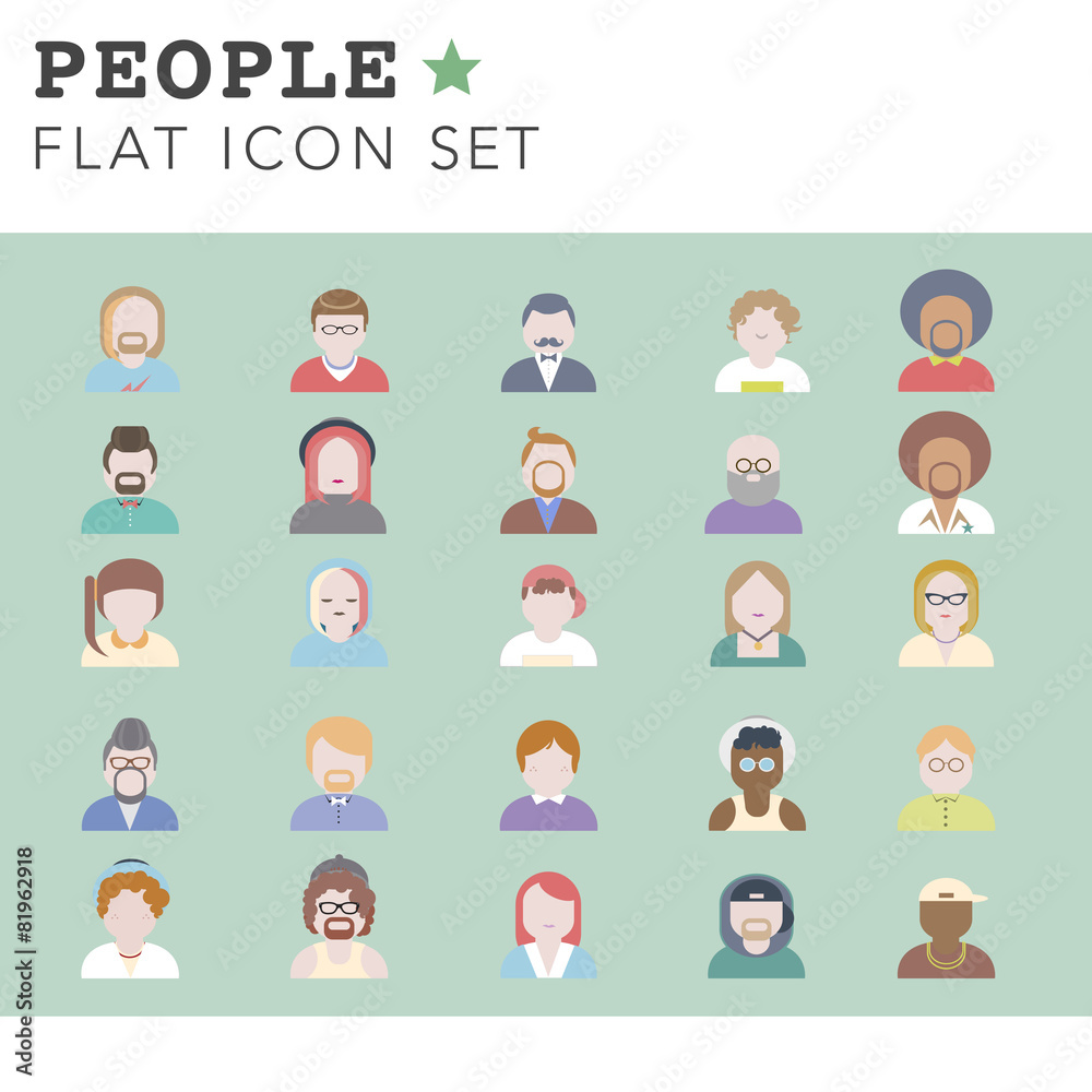People Diversity Portrait Design Characters Avatar Vector People Diversity Portrait Design Characters Avatar Vector