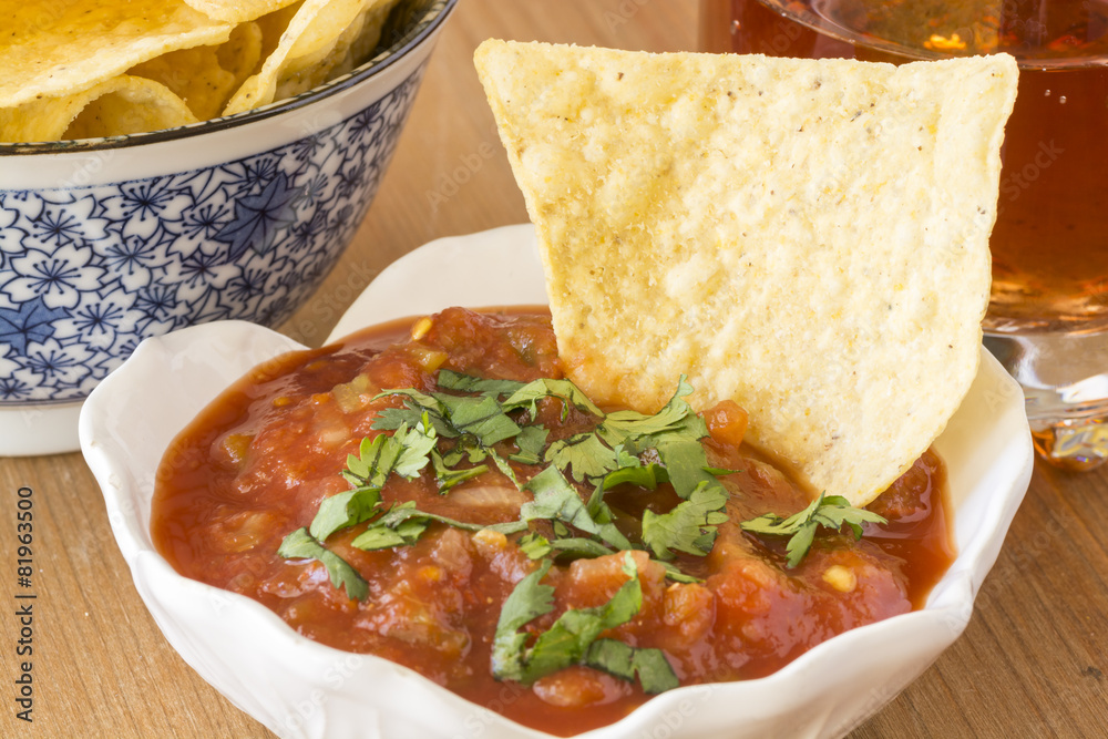 Tortilla chips. Tortilla chips.