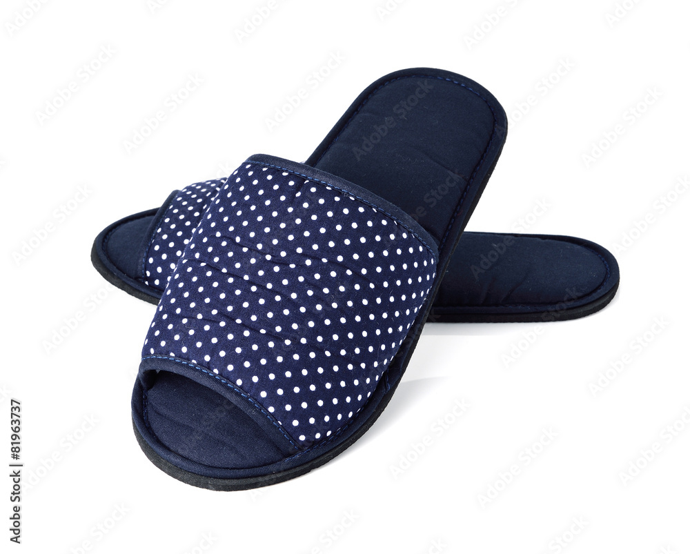 Slippers isolated on white background Slippers isolated on white background