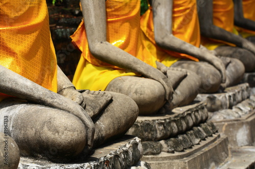 Buddha statue in ancient city