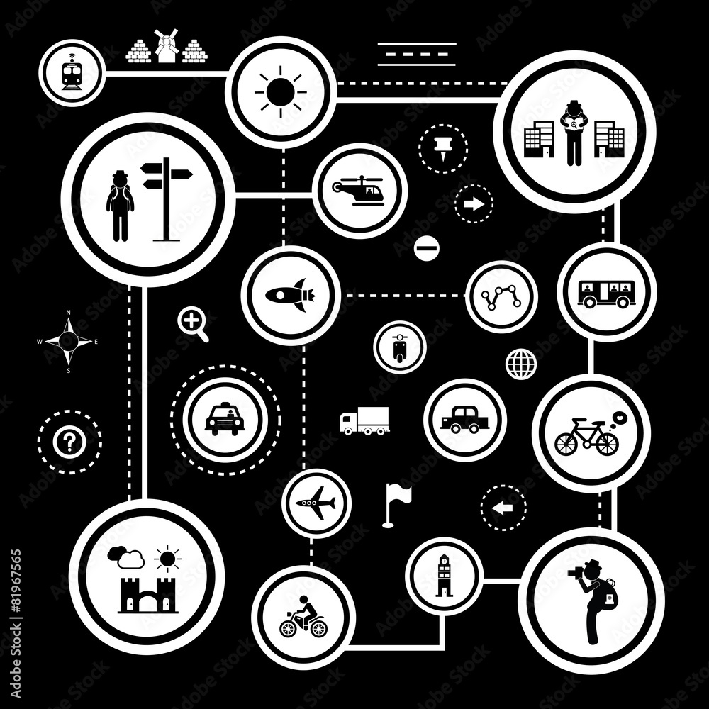 icon set for traveler explorer icon set for traveler explorer