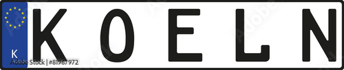 Nummernschild